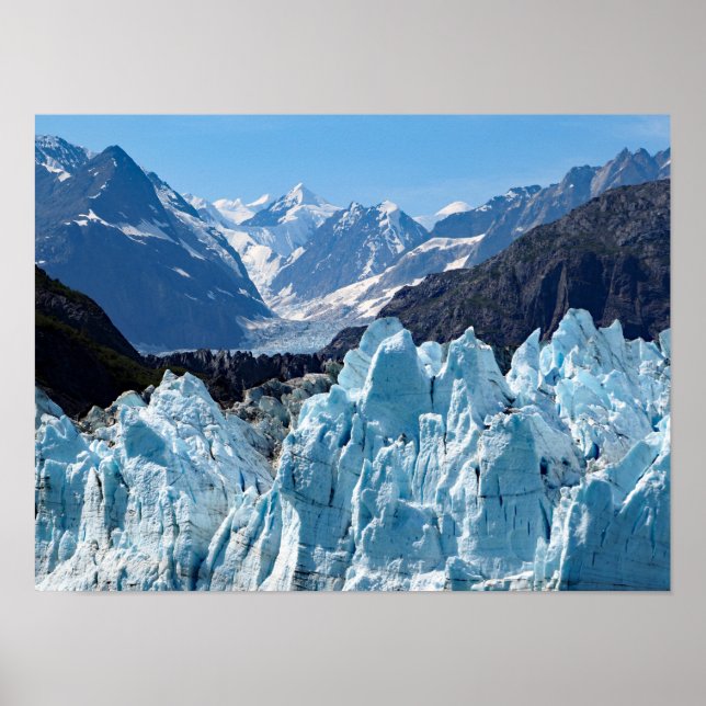 Alaska Glacier Bay Landscape Photo Poster (Front)