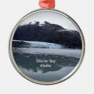 Alaska, Glacier Bay Metal Tree Decoration