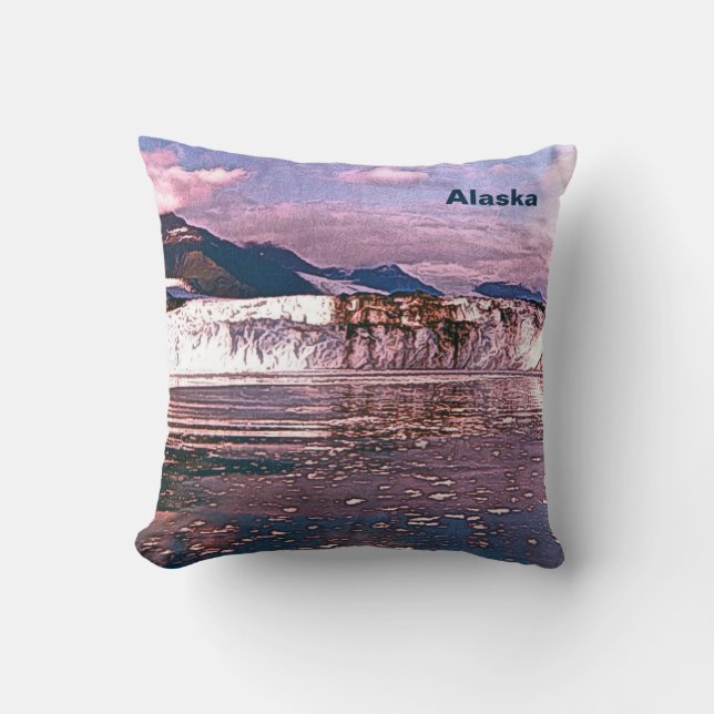 Alaska Glacier Cushion (Front)