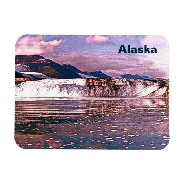 Alaska Glacier Magnet (Horizontal)