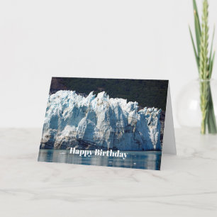 Alaska Glacier Photo Birthday Card