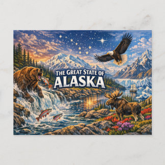 Alaska Greetings Postcard