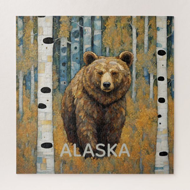 Alaska Grizzly Bear  Jigsaw Puzzle (Vertical)