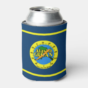 Alaska Groan Thermometer Can Cooler