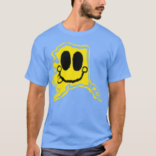 Alaska Happy Face with tongue sticking out T-Shirt