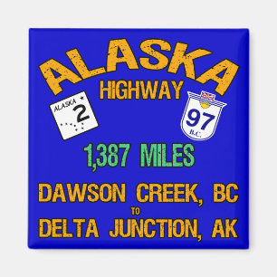 Alaska Highway Magnet