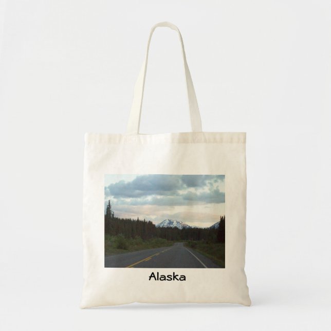 Alaska Highway sunrise Tote Bag (Front)