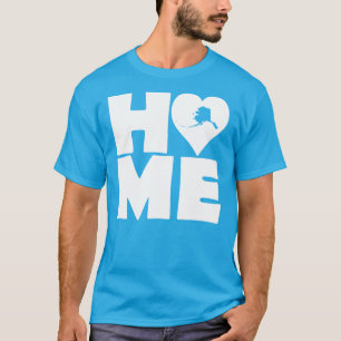 Alaska Home Heart State Tees T-Shirt