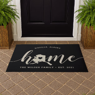 Alaska Home State Personalised Doormat