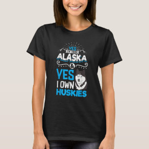 Alaska husky sled dog racing and mushing 11 T-Shirt