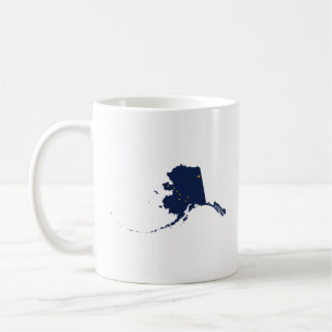 Alaska in Blue and Gold Coffee Mug