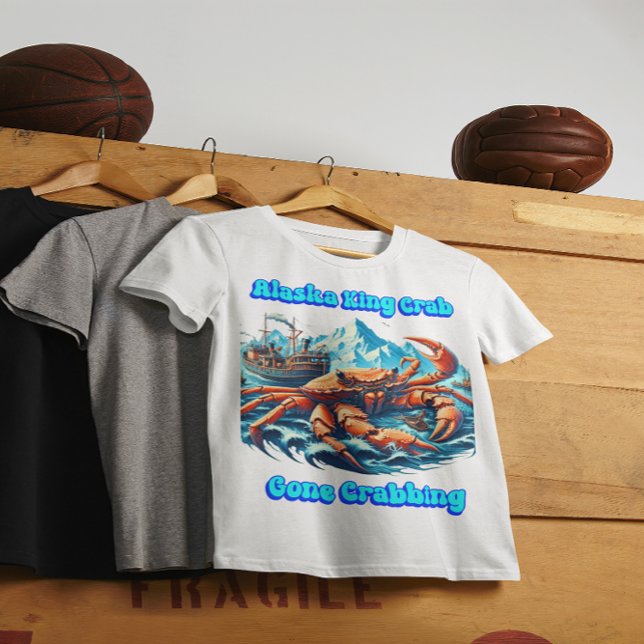Alaska King Crab Old Crabby Bastard  T-Shirt (Creator Uploaded)