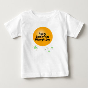 Alaska Land of Midnight Sun Baby T-Shirt