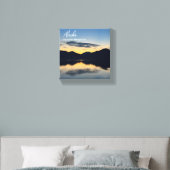 Alaska - Land of the Midnight Sun Canvas Photo Tile (Bedroom)