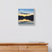 Alaska - Land of the Midnight Sun Canvas Photo Tile (Dresser)