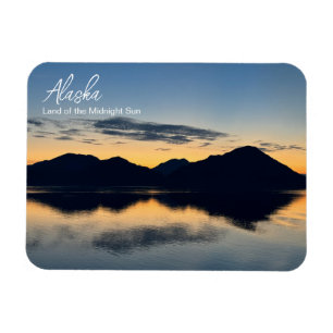 Alaska - Land of the Midnight Sun Postcard Magnet