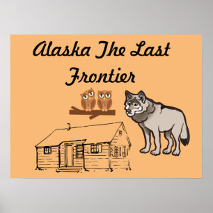 Alaska Last Frontier Poster