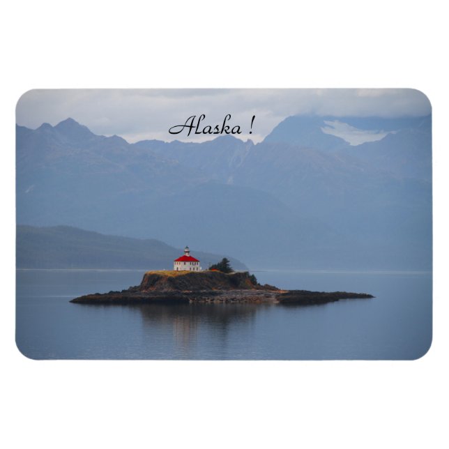 Alaska, Lighthouse, Ocean, Photography, Magnet (Horizontal)