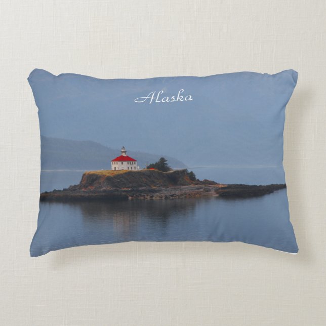 Alaska, Lighthouse, Photography, Pillow (Front)
