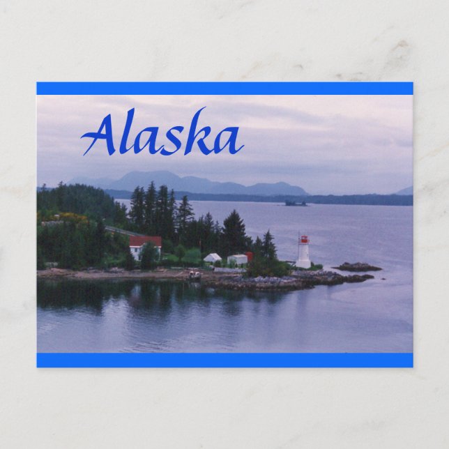 Alaska Lighthouse Postcard (Front)