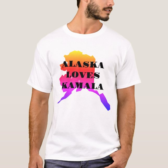 ALASKA LOVES KAMALA T-Shirt (Front)
