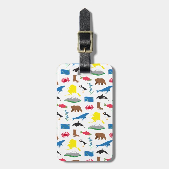 Alaska Luggage Tag (Front Vertical)