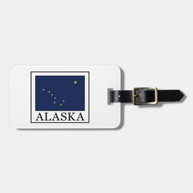 Alaska Luggage Tag (Front Horizontal)