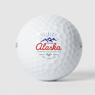 Alaska Mountains are Calling I Must Go Light-Colou Golf Balls