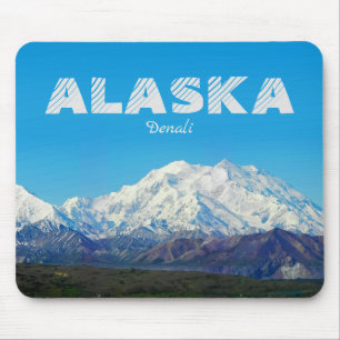 Alaska Mousepad Souvenir Gift Denali Mountain