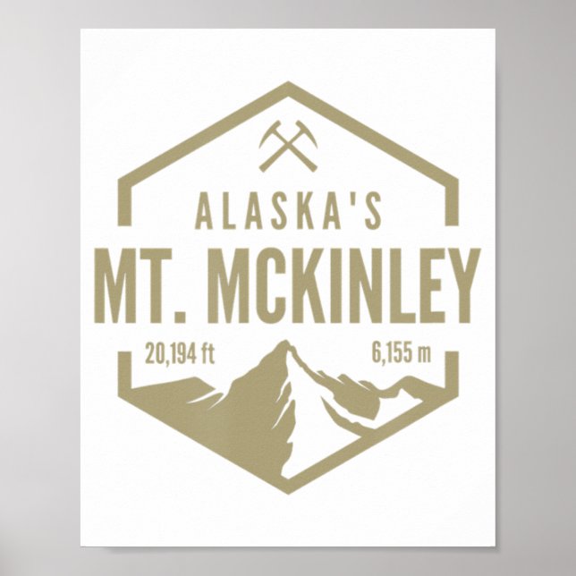 Alaska Mt McKinley  Poster (Front)
