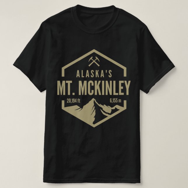 Alaska Mt McKinley  T-Shirt (Design Front)
