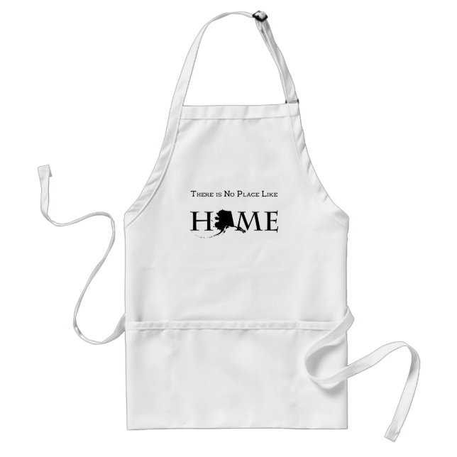 Alaska No Place Like Home Standard Apron (Front)