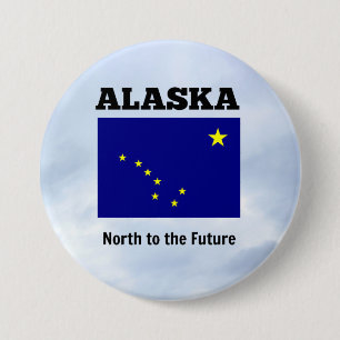 Alaska, North to the Future 7.5 Cm Round Badge