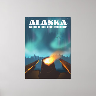 Alaska ,North to the future Canvas Print