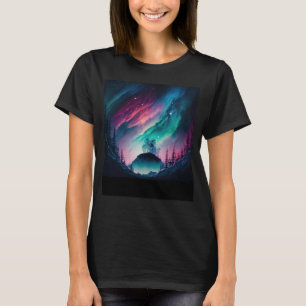 Alaska Northern Lights Aurora Borealis T-Shirt