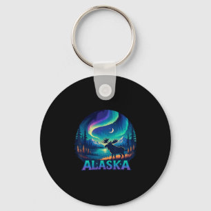 Alaska Northern Lights Aurora Viewing Alaska Vacat Key Ring