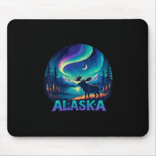 Alaska Northern Lights Aurora Viewing Alaska Vacat Mouse Mat