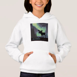 Alaska   Northern Lights Moose