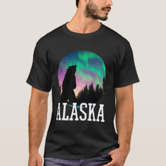 Alaska Nothern Lights Viewing Vacation T-Shirt