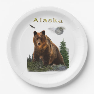 Alaska Paper Plate