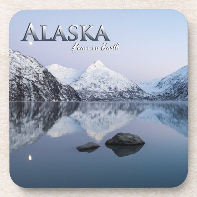 Alaska Peace on Earth Coaster (Front)