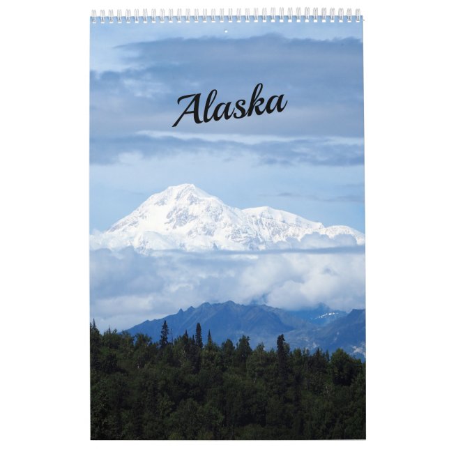 Alaska Photo Customisable Calendar (Cover)