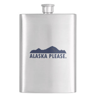 Alaska Please Hip Flask