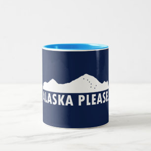 Alaska Please Two-Tone Coffee Mug