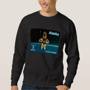 Alaska Postage - Fractal Inuit Hunter Sweatshirt