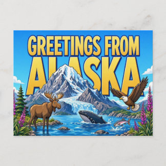 ALASKA Postcard