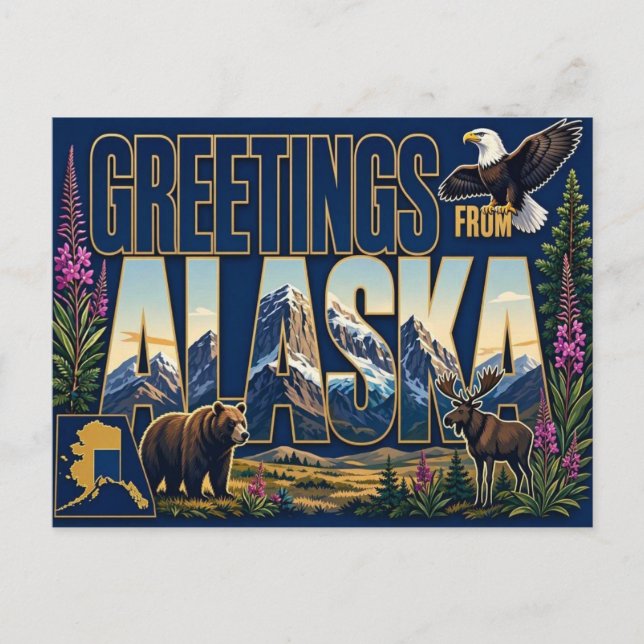 ALASKA Postcard (Front)