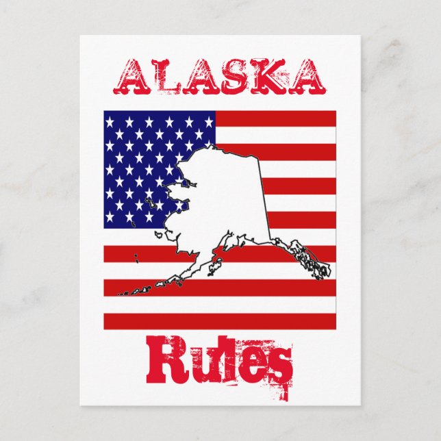 ALASKA  POSTCARD (Front)