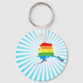 alaska pride. key ring