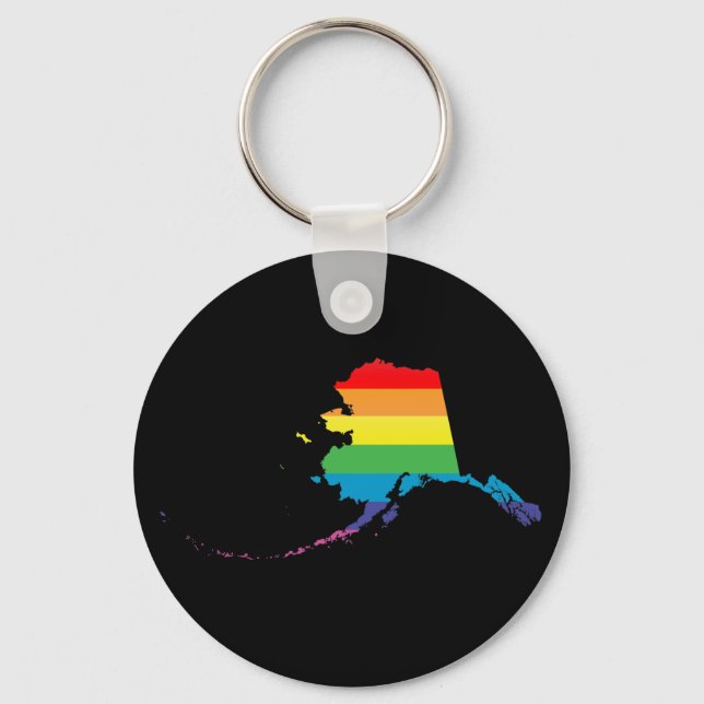 alaska pride. key ring (Front)